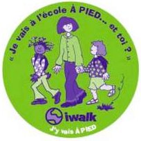 je peux marcher sticker